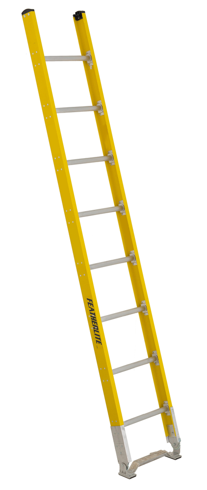 8&#39; Fiberglass Straight Ladder Type IAA 375 Load Capacity (lbs)