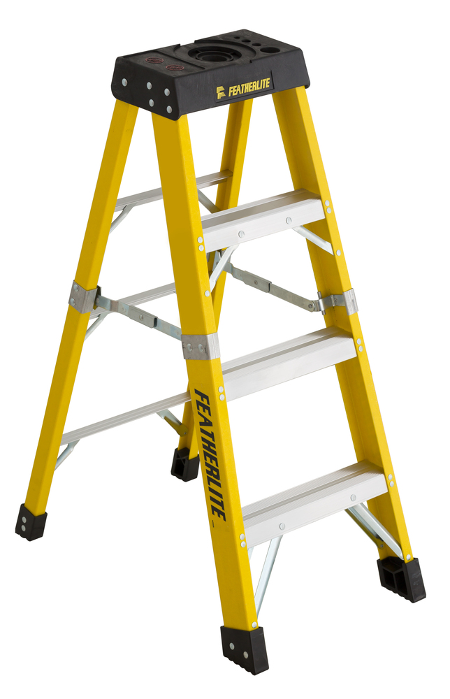 2&#39; Fiberglass Step Ladder Type IA 300 Load Capacity (lbs)