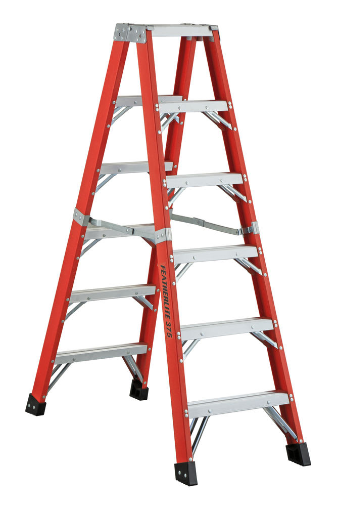 4&#39; Fiberglass Twin Step Ladder Type IAA 375 Load Capacity (lbs)
