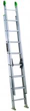 Louisville Ladder Corp AE4216PG - 16' Aluminum Extension Ladder,  w/Pro Grip, Type II, 225 lb Load Capacity