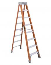Louisville Ladder Corp FS1508 - 8' Fiberglass Step Ladder, Type IA, 300 lb Load Capacity