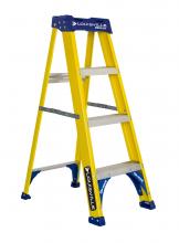 Louisville Ladder Corp FS2004 - 4' Fiberglass Step Ladder, Type I, 250 lb Load Capacity