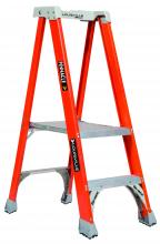Louisville Ladder Corp FXP1702 - 2' Fiberglass Pinnacle Pro Platform Platform Ladder, Type IA, 300 Load Capacity