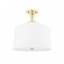 Hudson Valley 5210-AGB - 1 LIGHT SEMI FLUSH MOUNT