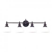 Hudson Valley 5904-OB - 4 LIGHT BATH BRACKET