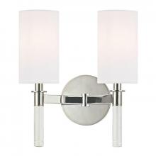 Hudson Valley 6312-PN - 2 LIGHT WALL SCONCE