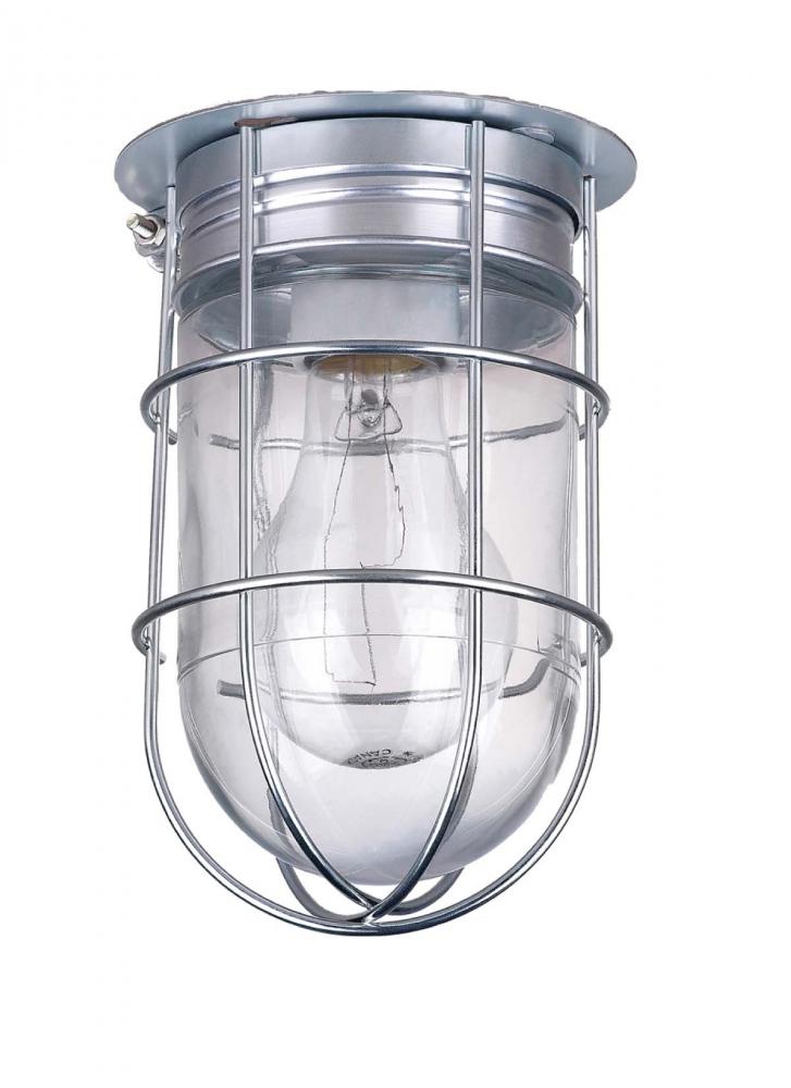 Barn Lighting, Ceiling/Wall Mounting (with Guard), A19 Bulb, 100 Watts, 4 1/2&#34; x 7&#34;