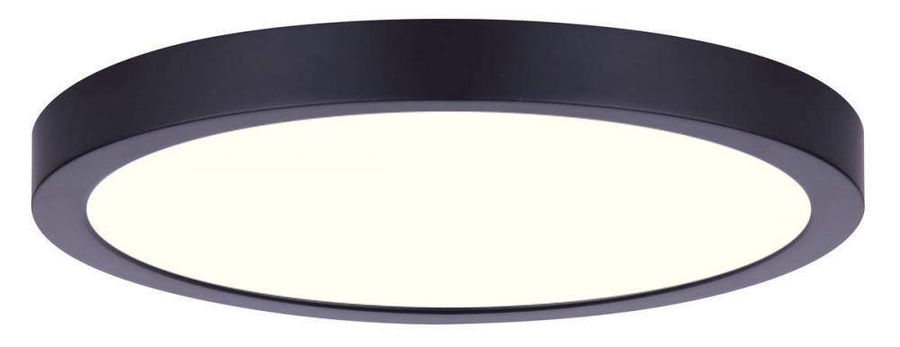 LED Disk, DL-11C-22FC-BK-C, 11&#34; MBK Color, 22W Dimmable, 3000K, 1540 Lumen, Surface mounted