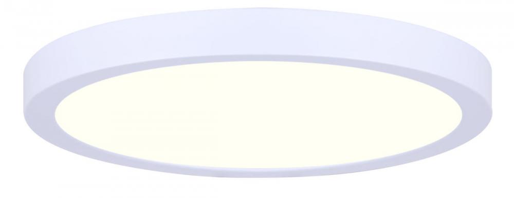 LED Disk, DL-11C-22FC-WH-C, 11&#34; White Color, 22W Dimmable, 3000K, 1540 Lumen, Surface mounted