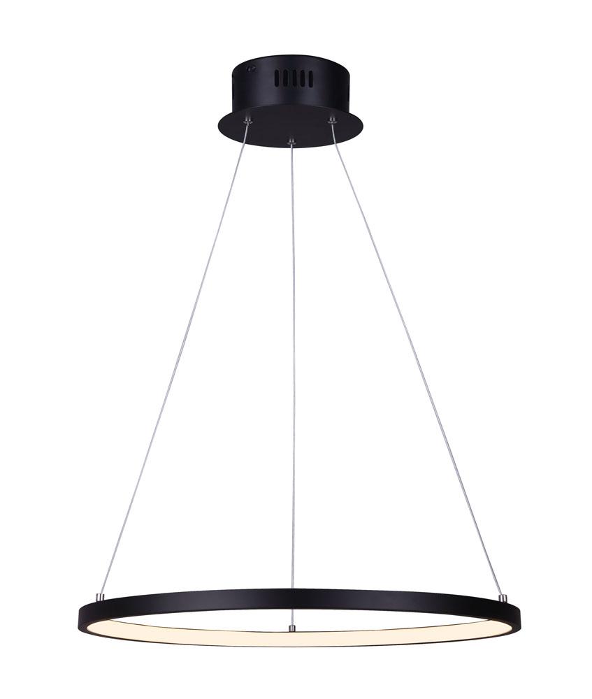 LEXIE, MBK , 20.5&#34; Wide Cord LED Chandelier, Acrylic, 21W (Int.), Dimmable, 1189.46 Lumens