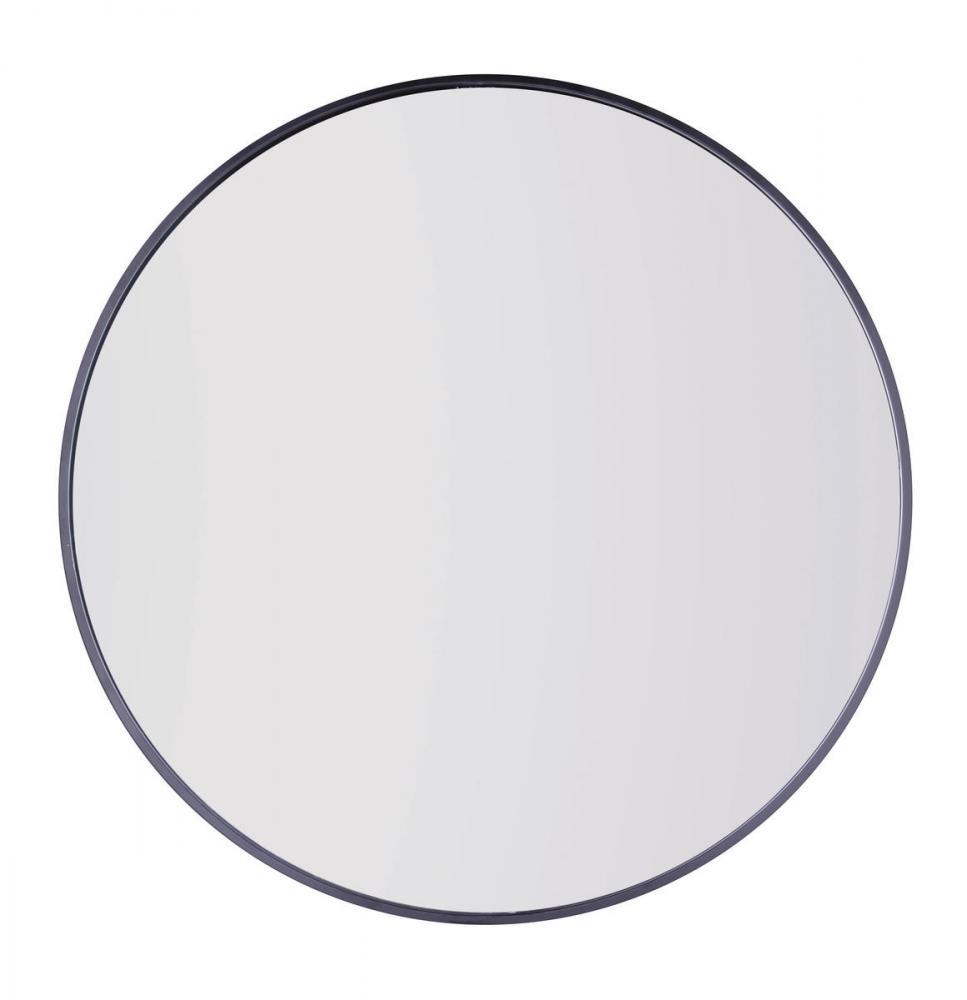 Mirror, MBK Color, Metal Frame Mirror, 32.75&#34; W x 32.75&#34; H x 1&#34; D