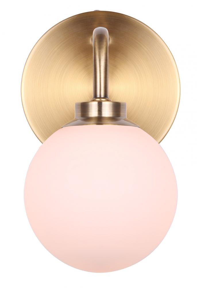 ASHER, IWF1105A01GD9, 1 Lt Wall Fixture, 40W Type G9, 5.125&#34; W x 8.5&#34; H x 6.75&#34; D, Easy