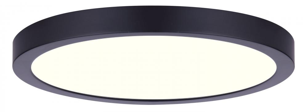 LED Disk, DL-15C-30FC-BK-C, 15&#34; MBK Color, 30W Dimmable, 3000K, 2100 Lumen, Surface mounted