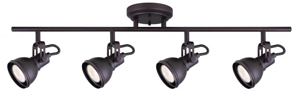POLO, 4 Lt Track, 50W GU10, 29&#34; (W) x 8 1/2&#34; (H) x 5&#34; (D)