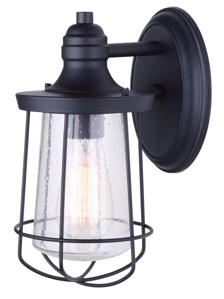 LEON, 1 Lt Outdoor, Seeded Glass, 1x60w Type A, 6&#39;&#39;W x 11 5/8&#39;&#39; H x 8&#39;&#39; D, E