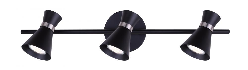GRIFFITH,-EOL-  BN + MBK Color, 3 Lt Track, 50W GU10, 22 .5 IN W x 6 .5 IN H x 4 .75 IN D