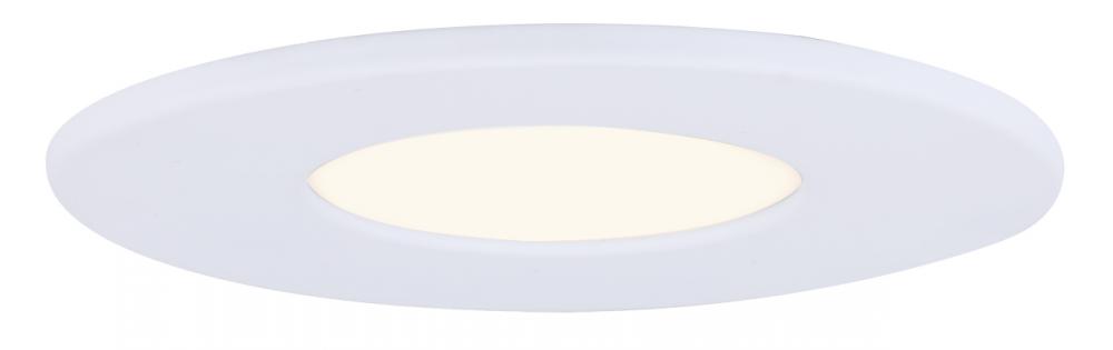 Led Disk 5&#34; Integrated Light, White Finish