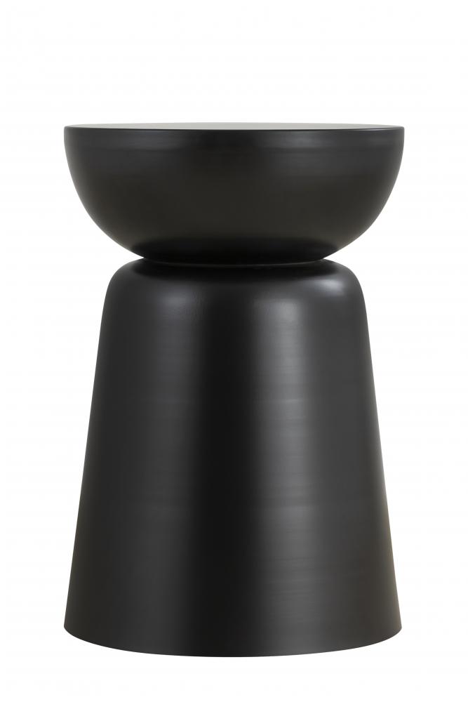 DRAM, Contemporary Matte Black Finished Stool, Fully Assembled for Living Room