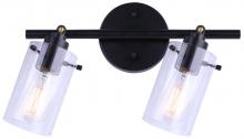 Canarm IT759A02BK - JONI, IT759A02BK,  MBK Color, 2 Lt Track, 60W Type A, 14inch W x 9inch H x 5inch D