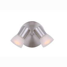 Canarm ICW517A02BN - HUDSON, 2 Lt Ceiling/Wall, Frosted Glass, 60W HUDSON or R16, 6 1/4" x 6 1/4"