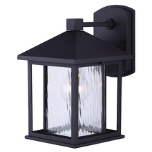 Canarm IOL283BK - WEST, 1 Lt Outdoor Down Light, MBK Color, Water Mark Glass, 100W Type A