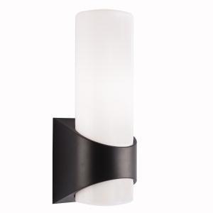 One Light Black (painted) Outdoor Wall Light