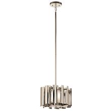 Kichler 42834PN - One Light Polished Nickel Down Pendant