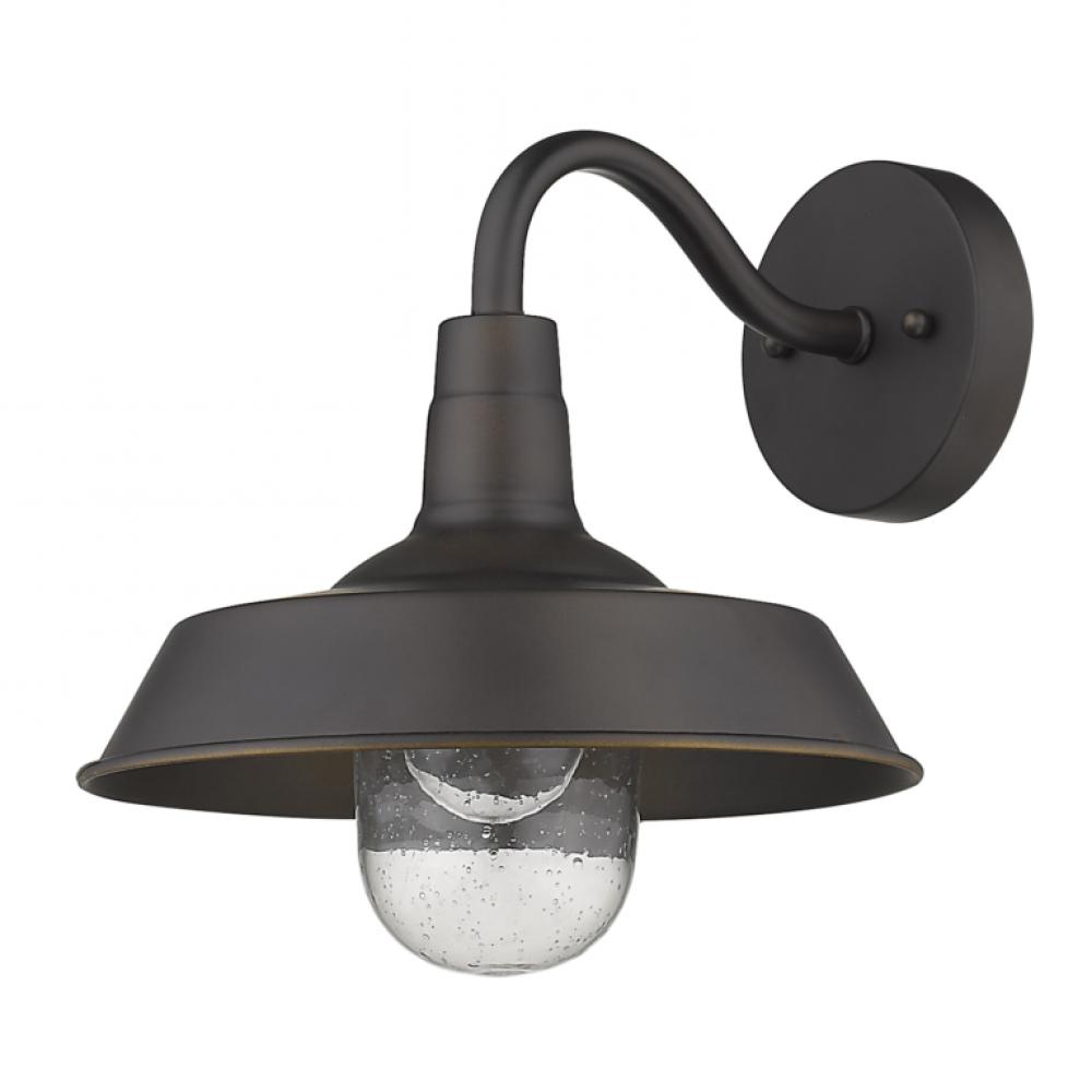 Burry 1-Light Oil-Rubbed Bronze Wall Light