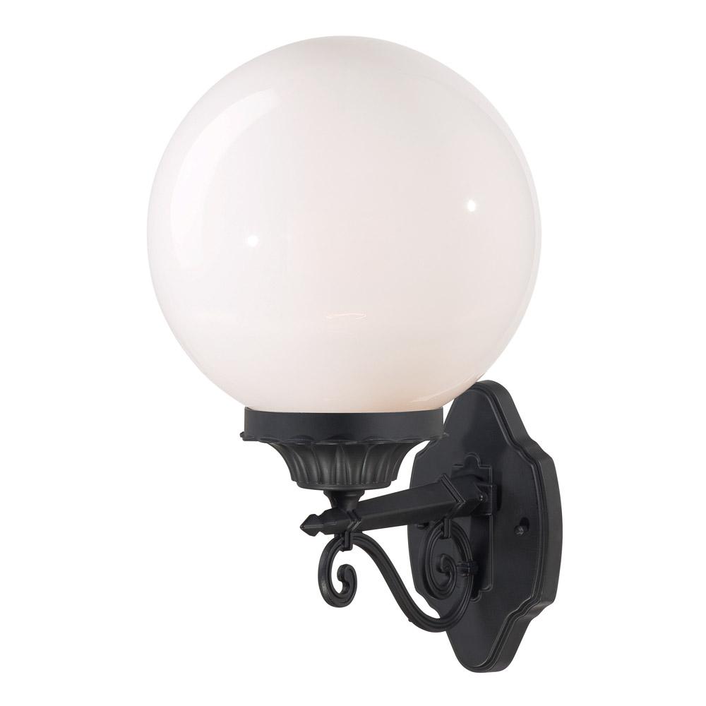 Havana Collection Wall-Mount 1-Light Outdoor Matte Black Light Fixture