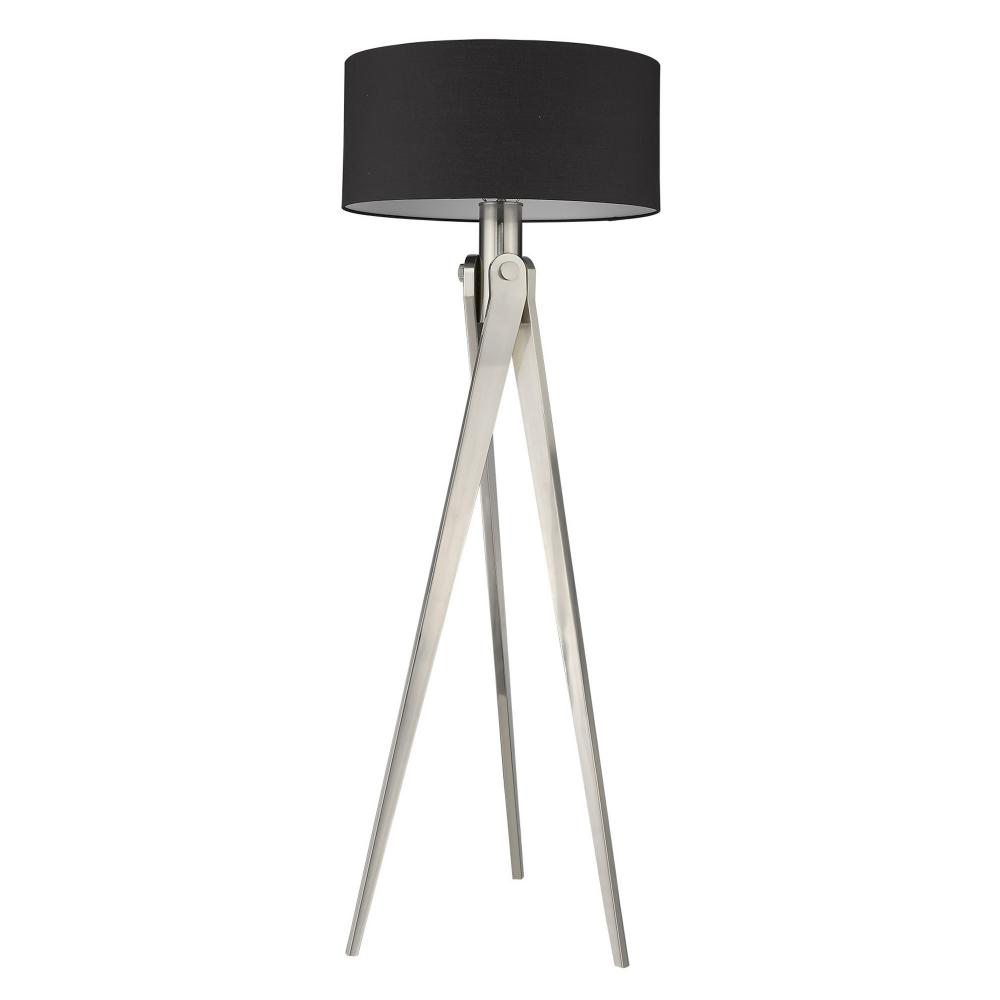 Sangallo 1-Light Satin Nickel Floor Lamp