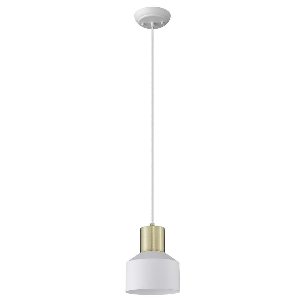 Ingo 1-Light White Pendant