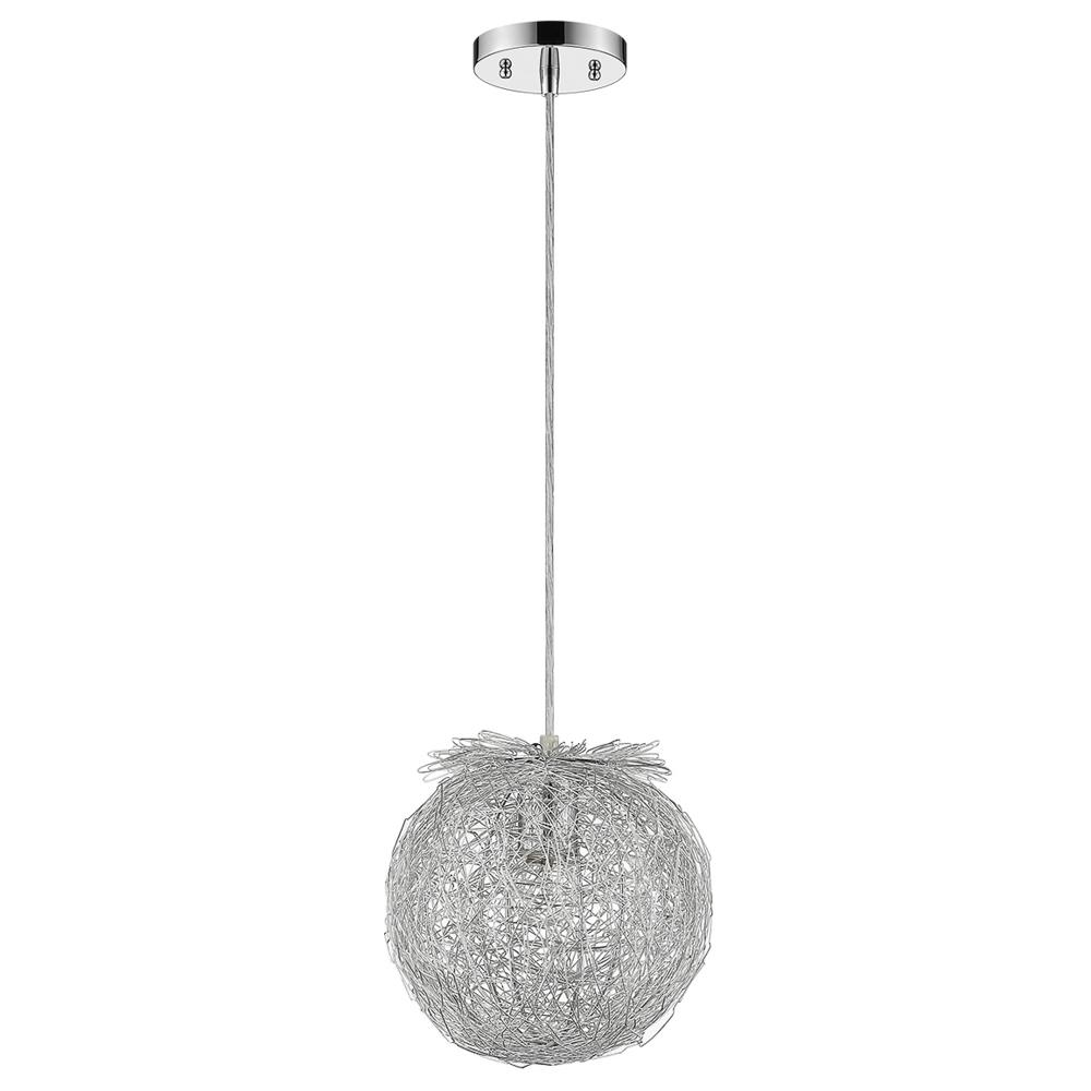 Distratto 1-Light Polished Chrome Pendant