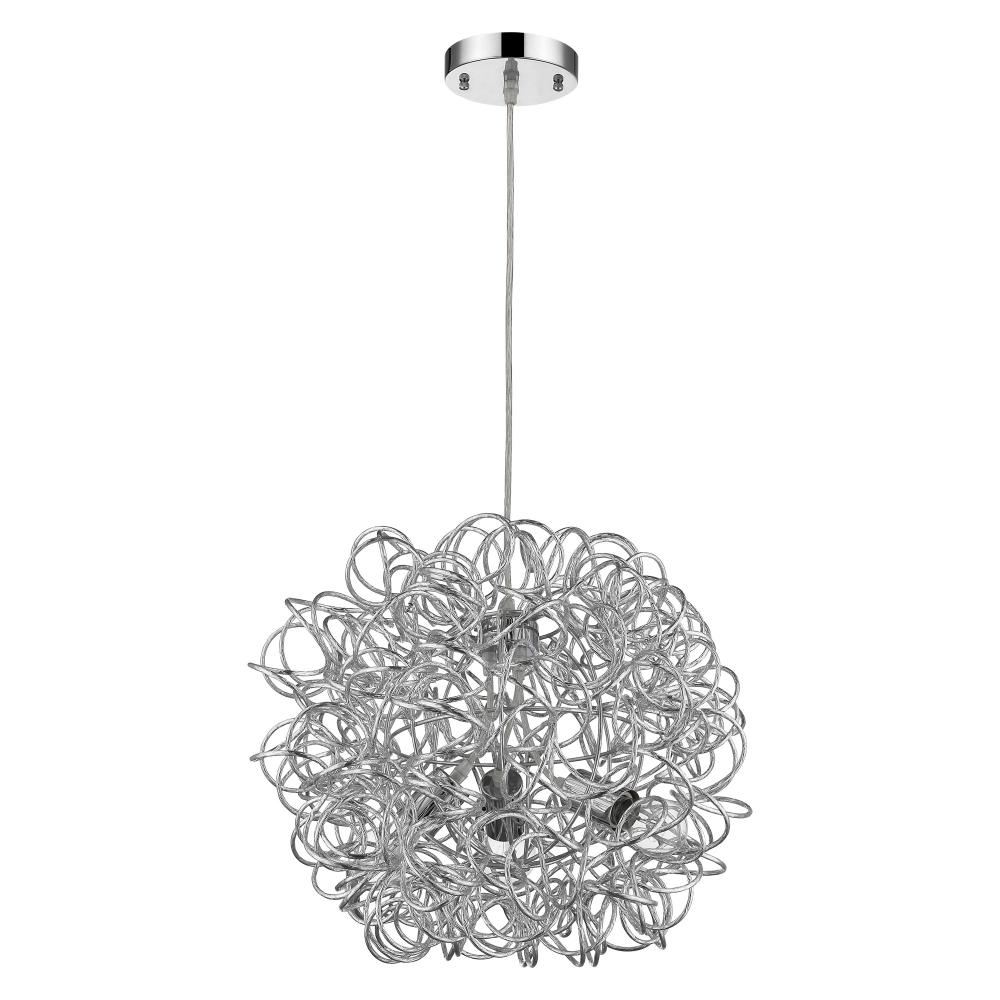 Mingle 3-Light Polished Chrome Pendant