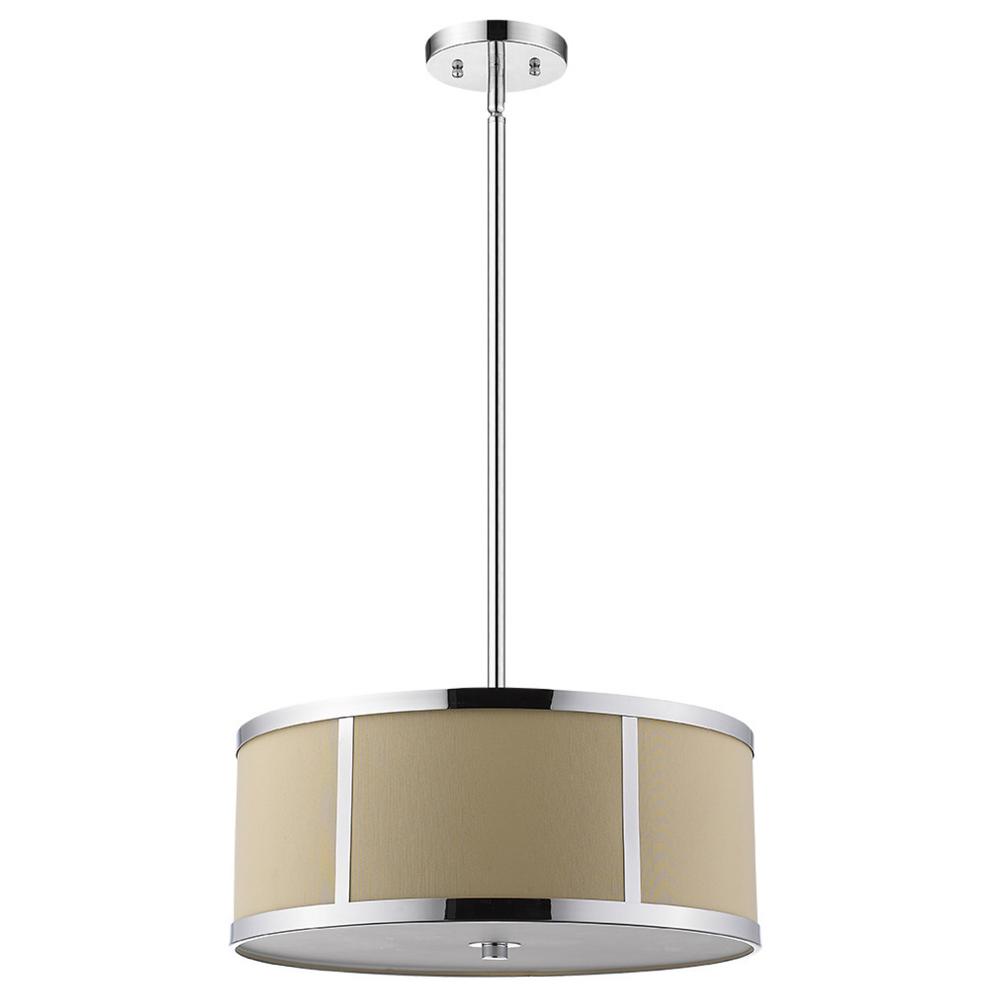 Butler 2-Light Polished Chrome Pendant