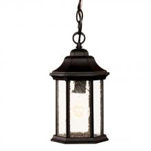 Acclaim Lighting 5185BK/SD - Madison Collection Hanging Lantern 1-Light Outdoor Matte Black Light Fixture