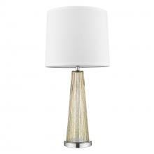Acclaim Lighting BT5766 - Chiara 1-Light Champagne Glass And Polished Chrome Table Lamp