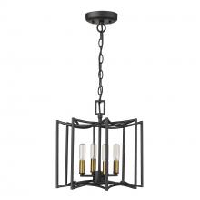 Acclaim Lighting IN10050BK - Rhian 4-Light Matte Black Pendant