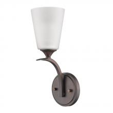 Acclaim Lighting IN41266ORB - Zoey 1-light sconce with pressed frosted glass shades