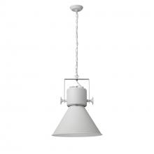 Acclaim Lighting TP10026WH - Crew 1-Light White Pendant