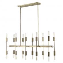 Acclaim Lighting TP20017AB - Perret 20-Light Aged Brass Island Pendant