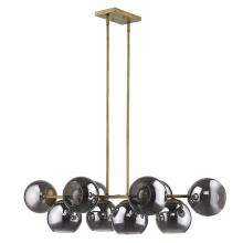 Acclaim Lighting TP20036AB - Lunette 10-Light Aged Brass Island Pendant