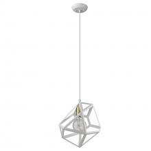 Acclaim Lighting TP30080WH - Hedron 1-Light White Pendant