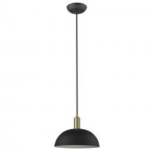 Acclaim Lighting TP30100BK - Ingo 1-Light Matte Black Pendant