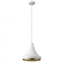 Acclaim Lighting TP30121WH - Tholos 1-Light White Pendant