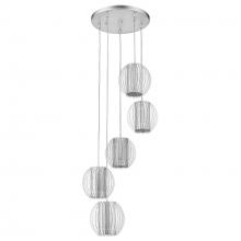 Acclaim Lighting TP6300-5 - Phoenix 5-Light Metallic Silver Pendant