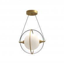 Kuzco Lighting Inc PD76712-BG - Aries 12-in Brushed Gold LED Pendant