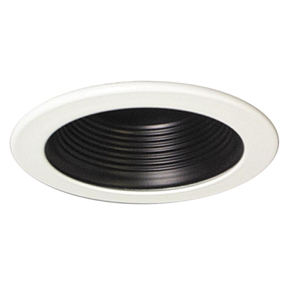 4&#34; Line Voltage Step Baffle Trim - Black