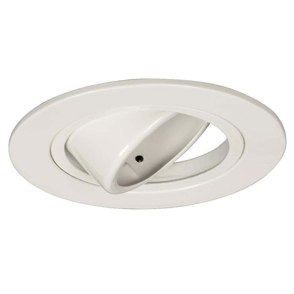 4&#34; Line Voltage Gimble Ring - White