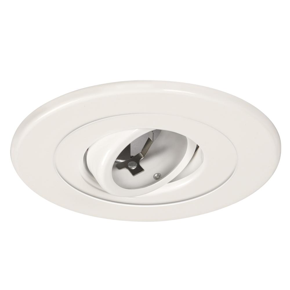 5&#34; Line Voltage Gimbal Ring - White