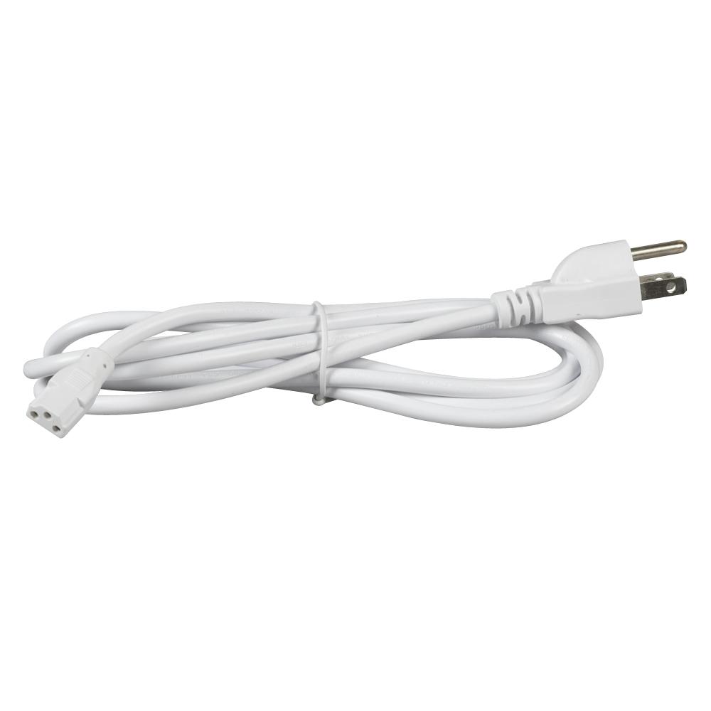 Fluorescent Under Cabinet Strip Light - 6&#39; WH Cord for T5 Strip Light